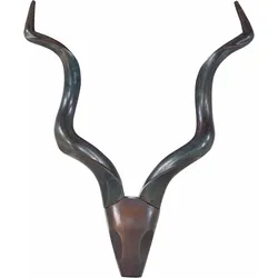 Dekogeweih GUTMANN FACTORY "Mix&Match", blau (koboltblau), B:84cm H:112cm T:13cm, Aluminium, Dekogeweihe