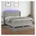 vidaXL Boxspringbett 180 x 200 cm Hellgrau