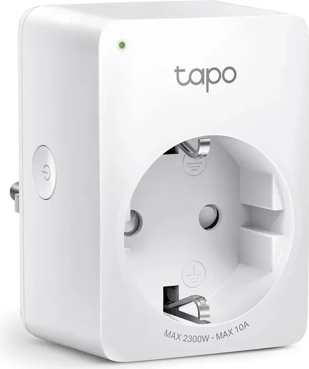 Tapo P100 Smart Plug Mini, WLAN-Steckdose, Fernsteuerung, Timer, kompatibel mit Alexa & Google Assistant, kein Hub erforderlich, Weiß