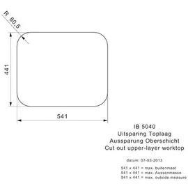 Reginox IB Küchenspüle, R32022, OKG
