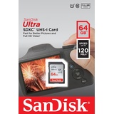 SanDisk Ultra SDHC/SDXC UHS-I U1 120 MB/s 64 GB