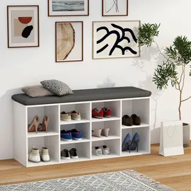 VCM Hinsol 104 x 50 x 30 cm weiß / weiß