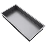 mai & mai Duschnische Bad Silber 30cm x 60cm x 8,3cm Wandnische befliesbar aus Edelstahl Duschregal einfache Montage