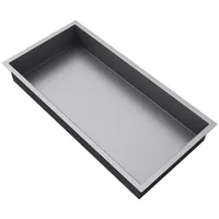 mai & mai Duschnische Bad Silber 30cm x 60cm x 8,3cm Wandnische befliesbar aus Edelstahl Duschregal einfache Montage