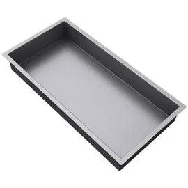 mai & mai Duschnische Bad Silber 30cm x 60cm x 8,3cm Wandnische befliesbar aus Edelstahl Duschregal einfache Montage