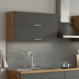 Held Hochschrank Klapphängeschrank Sorrento 100 x 57 x 34 cm Anthrazit