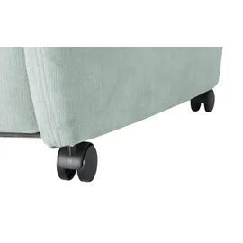 Polstermöbel Oelsa Fernsehsessel Andorra Mikrofaser 87 x 108 x 110 cm Blau mit Rollen