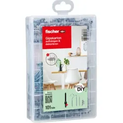 fischer Gipskarton + Schraube easyDIY Box (110 Teile)