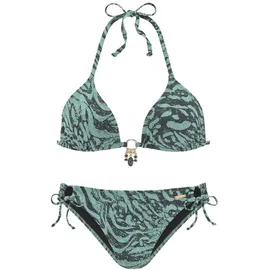Bruno Banani Triangel-Bikini Damen Grün 40 Cup C/D