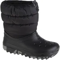 Crocs Classic Neo Puff Boot K in Schwarz, Größe: 29/30 - Schwarz