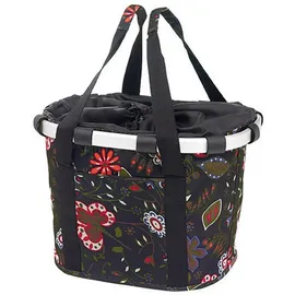 KLICKfix Bikebasket folklore schwarz
