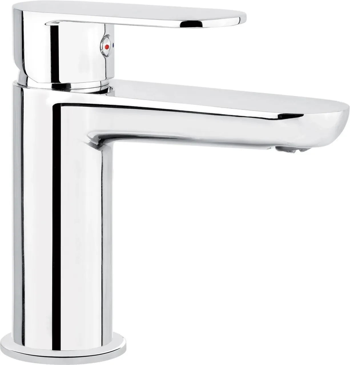 Neuesbad Serie 100 Waschtischarmatur Eco Luftsprudler 4,5 l/min.., Oberfläche: chrom, ohne Ablaufgar NB1DEBGAE020M1