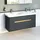 Vitra Waschtisch-Unterschrank 2 Vollauszüge 130 x 48 x 66,5 cm Anthrazit Matt
