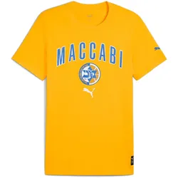 PUMA Maccabi Trainingsshirt Herren 01 - gold fusion M