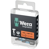 Wera 840/1 IMP DC Impaktor Innensechskant Bit 3x25mm, 1er-Pack (05057603001)