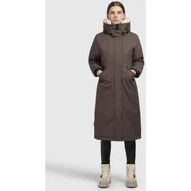 khujo Wintermantel Agneta-YM taupe SxNormalgrößen