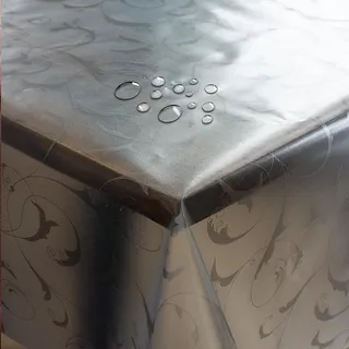 d-c-fix Transparente Folie 0,2mm Barock Paradiso Breite & Länge wählbar abwaschbare Tischdecke Eckig 80 x 220 cm