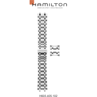 Hamilton Metall Rail Road Band-set Edelstahl H695.405.102 - silber