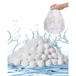 VEVOR Filter Balls Pool-Filterbälle für Sandfilterpumpe 0,7kg Schwimmbecken
