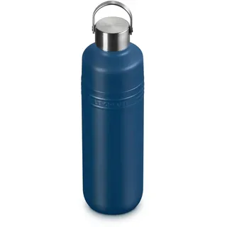 Le Creuset Trinkflasche blau 1 l