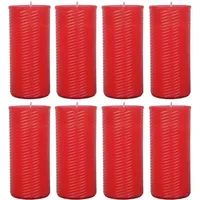 HS Candle Grabkerze N3 8 St. rot