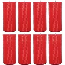 HS Candle Grabkerze N3 8 St. rot