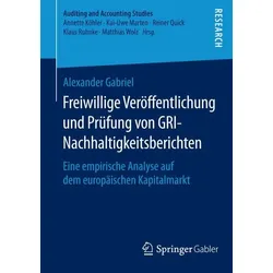 Freiwillige Veröffentlichung und Prüfung von GRI-Nachhaltigkeitsberichten