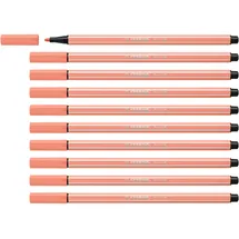 Stabilo - Premium-Filzstift - Pen 68-10er Pack - apricot