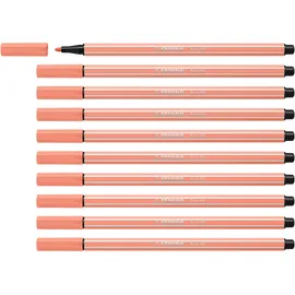 Stabilo - Premium-Filzstift - Pen 68-10er Pack - apricot