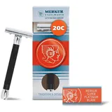 Merkur – Rasierer mit langem Griff – Schwarz, Chrom