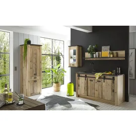 furn.design Unterschrank Küchenschrank 161 x 93 cm Braun