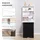 Homcom Klapptisch 60 x 94,5 x 147 cm Weiß/Schwarz