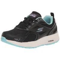 Skechers Damen Go Run Consistent Sneaker, Schwarz Aqua, 36.5 EU