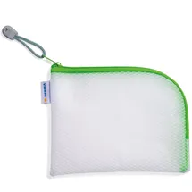 Herma Universaltasche A6 19x14cm transparent/grün