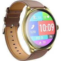 HOCO Smartwatch mit Sprechfunktion AMOLED Y22 champagner gold