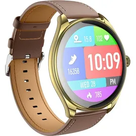 HOCO Smartwatch mit Sprechfunktion AMOLED Y22 champagner gold