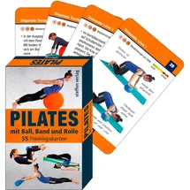 Steffen Verlag Trainingskarten: Pilates mit Ball, Band und Rolle