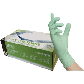 NITRAS® unisex Einmalhandschuhe MINT WAVE grün Größe M 100 St.