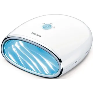 BEURER Lichthärtungsgerät MP 48, schnelles und gleichmäßiges Aushärten von Gelen, Timerfunktion mit 30, 60 und 120 Sekunden weiß