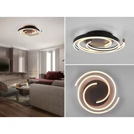 Trio Caya 1 LED Deckenleuchte 50 x 50 cm Messing