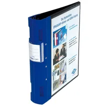 Wedo Ergogrip A4 4 Ringe schwarz/blau