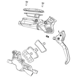 Sram Maven Ultimate/silver A1 Hydraulischer Bremsenreparatursatz - Multicolor - One Size