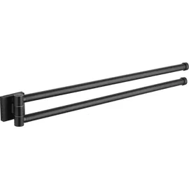 Mexen Rufo Doppelhandtuchhalter schwenkbar Schwarz 7050925-70