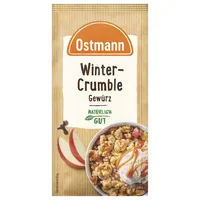 Ostmann Gewürze – Winter-Crumble Gewürz, für Apfel-Crumble und Streuselkuchen, 20 g im Beutel