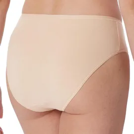 SCHIESSER Damen 3 Pack - Essentials Slip Baumwolle Stretch Unterwäsche, Haut_145425, 44