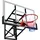 Masterkleer MASTER Basketball-Backboard-Set 140x80 cm mit Ring und Netz