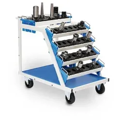 CNC-Transportwagen, inkl. 6 x CNC-Werkzeugaufnahmeträger 600 (WAT)