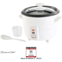 Rosenstein & Söhne Mini Reiskocher mit Warmhaltefunktion, 0,6 Liter, 350 Watt