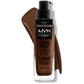 NYX Professional Makeup Can't Stop Won't Stop Foundation 24 deep espresso 30 ml