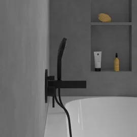 Villeroy & Boch Dawn Unterputz-Einhebel-Armatur für Wanne & Dusche 170x170x46mm Matt Black TVS106353110K5